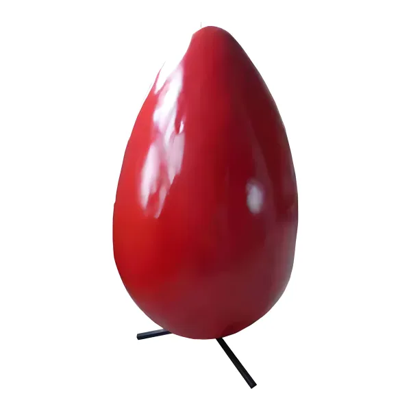 Figura dekoracyjna Jajko wielkanocne H: 170cm z żywicy