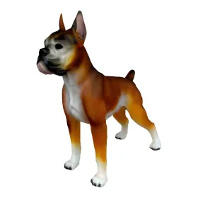 Figura dekoracyjna Pies bokser stojący H: 48cm z żywicy - zdjęcie 2