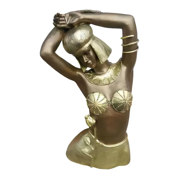 Figura dekoracyjna Popiersie egipskie H: 75cm z żywicy