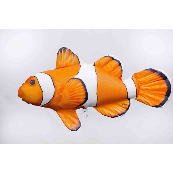 Poduszka dekoracyjna ryba Błazenek 56 cm maskotka