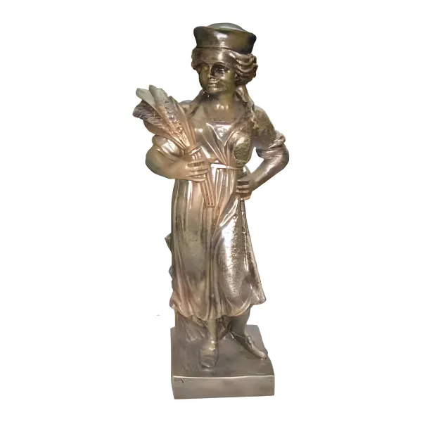 Figura dekoracyjna Kobieta z kłosami H: 75cm z żywicy