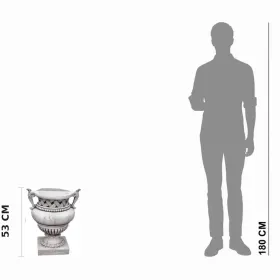 Figura ogrodowa Wazon z uszami H: 53cm betonowa - zdjęcie 2