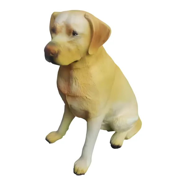 Figura dekoracyjna Pies wym. 68×64cm z żywicy