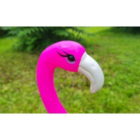 Figura ozdobna Flaming różowy ciemny H: 57cm - zdjęcie 3