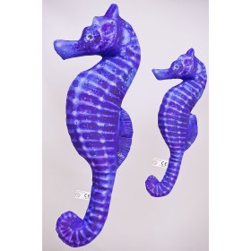 Poduszka dekoracyjna ryba Konik morski niebieski 40 cm maskotka - zdjęcie 2