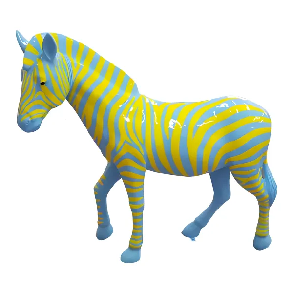 Figura dekoracyjna Zebra wym. 167×191cm z żywicy
