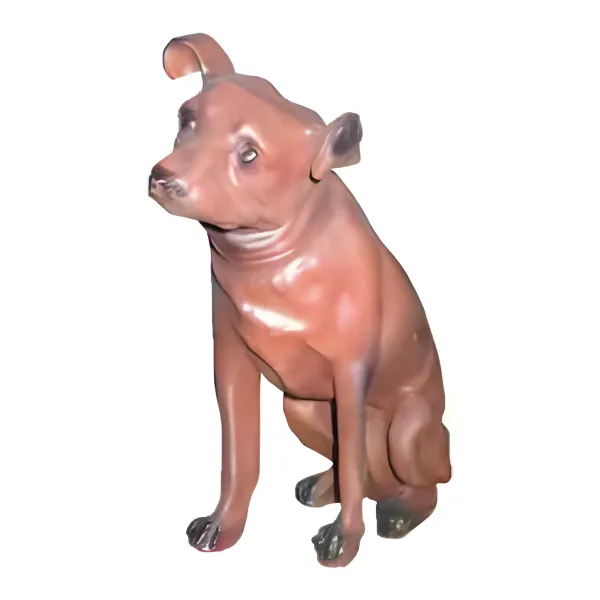 Figura dekoracyjna Pies pinscher H: 30cm z żywicy