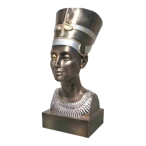 Figura dekoracyjna Popiersie Nefertiti H: 51cm z żywicy
