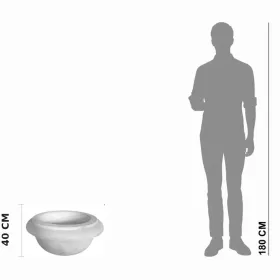 Figura ogrodowa Donica duża H: 40cm betonowa - zdjęcie 2