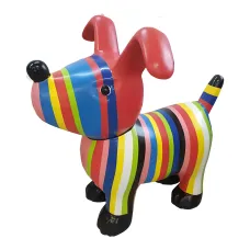 Figura dekoracyjna Pies H: 91cm z żywicy