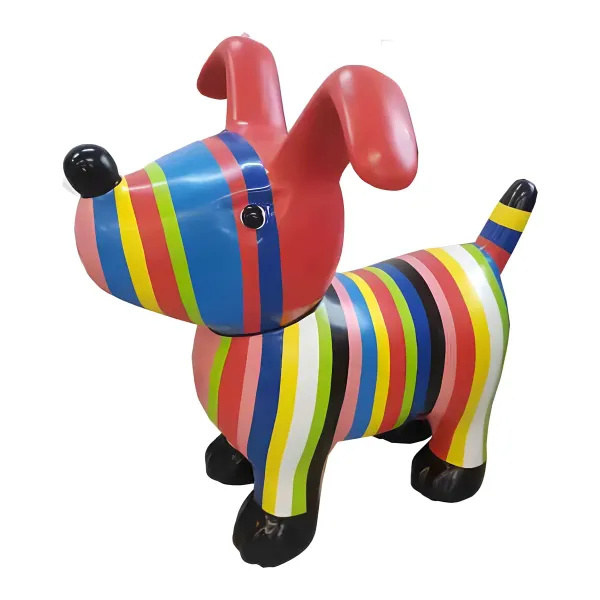 Figura dekoracyjna Pies H: 91cm z żywicy