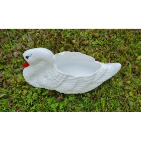 Figura ozdobna ŁABĘDŹ MŁODY DONICA - zdjęcie 2