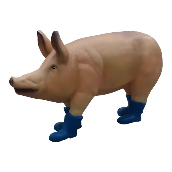 Figura dekoracyjna Świnia wym. 47×77cm z żywicy