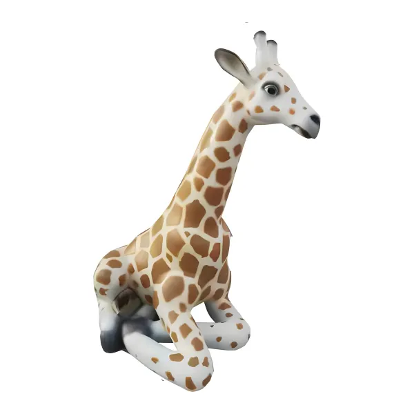 Figura dekoracyjna Żyrafa H: 80cm z żywicy