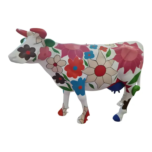 Figura dekoracyjna Krowa wym. 147×210×55cm z żywicy