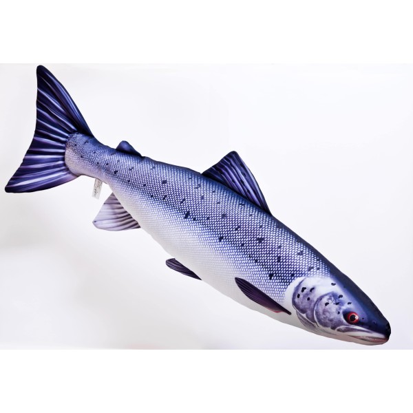 Poduszka dekoracyjna ryba Łosoś 90 cm maskotka