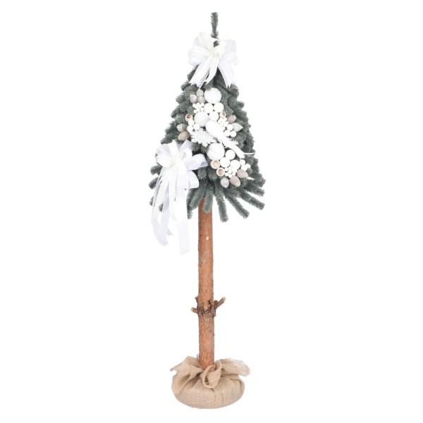 Choinka tatra dekorowana srebrzysta 160 cm BIANCO
