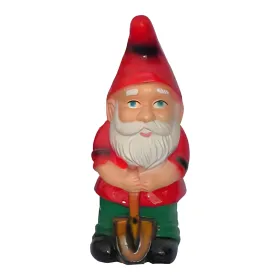 Figura dekoracyjna Krasnal z łopatą H: 31cm z żywicy - zdjęcie 2