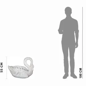 Figura ogrodowa Donica Łabędź H: 55cm betonowa - zdjęcie 2