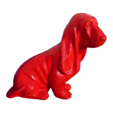 Figura dekoracyjna Pies H: 45cm z żywicy