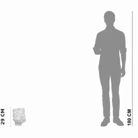 Figura ogrodowa Głowa Psa Bokser H: 29cm betonowa - zdjęcie 2
