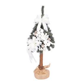 Choinka tatra dekorowana srebrzysta 80 cm BIANCO - zdjęcie 1