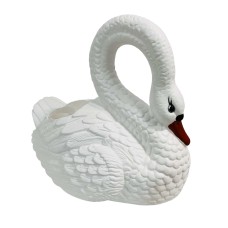 Figura ozdobna Łabędź donica duży H: 47 cm ogrodowa