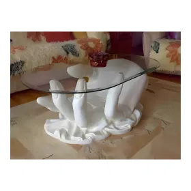 Figura dekoracyjna Stolik z dłońmi H: 45cm z żywicy - zdjęcie 2