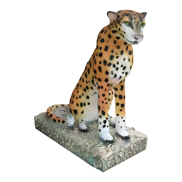 Figura dekoracyjna Lampart H: 90cm z żywicy