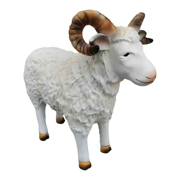 Figura dekoracyjna Baran H: 46cm z żywicy