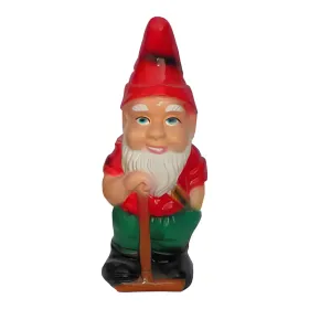 Figura dekoracyjna Krasnal z łopatą H: 31cm z żywicy - zdjęcie 2