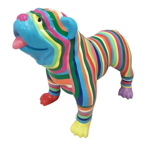Figura dekoracyjna Pies wym. 74×90cm z żywicy