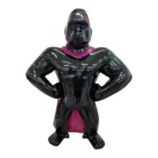 Figura dekoracyjna Goryl stojący H: 75cm z żywicy
