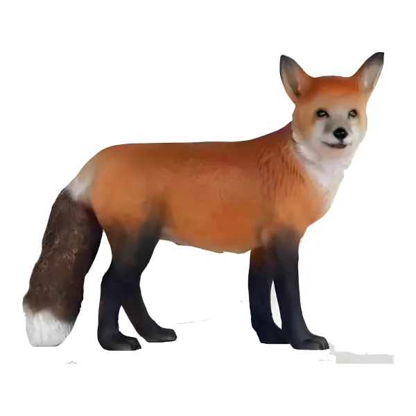 Figura dekoracyjna Lis H: 60cm z żywicy