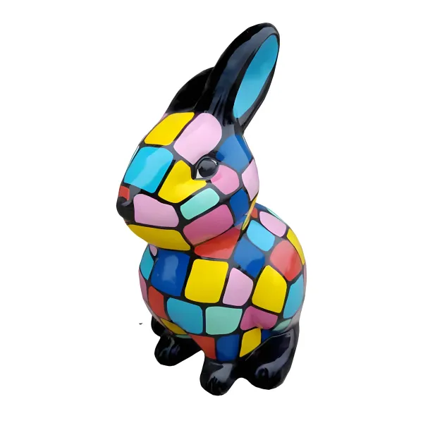 Figura dekoracyjna Królik H: 50cm z żywicy