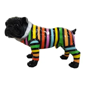 Figura dekoracyjna Pies mops wym. 40×59cm z żywicy - zdjęcie 2