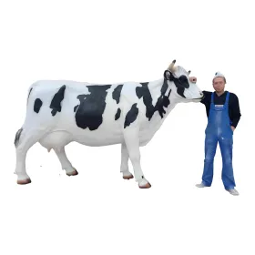 Figura dekoracyjna Krowa wym. 170×250cm z żywicy - zdjęcie 2