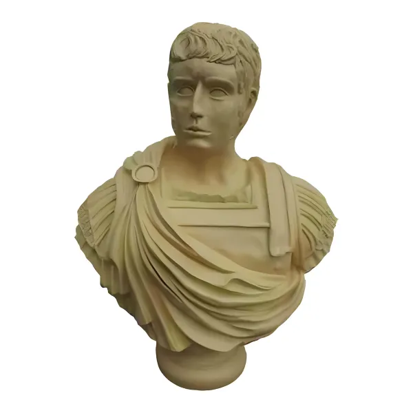 Figura dekoracyjna Popiersie Cezara H: 72cm z żywicy