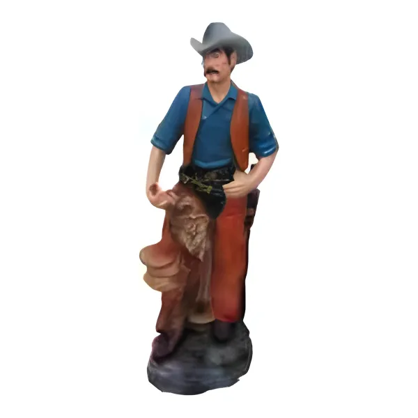 Figura dekoracyjna Kowboj H: 41cm z żywicy