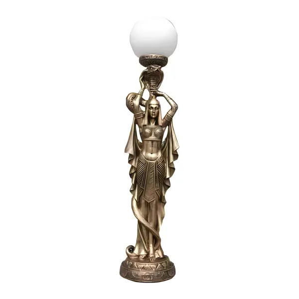 Figura dekoracyjna Lampa egipska H: 74cm z żywicy