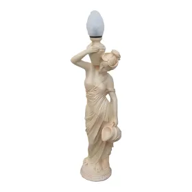 Figura dekoracyjna Kobieta klasyczna z lampą H: 130cm z żywicy - zdjęcie 2