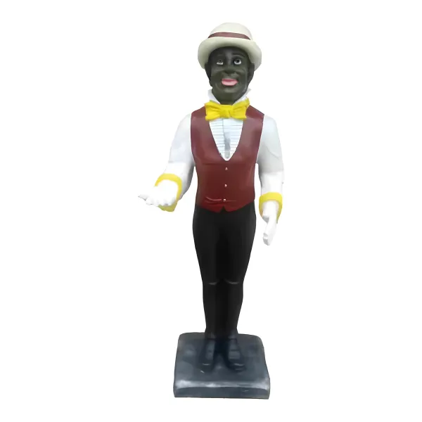 Figura dekoracyjna Kelner H: 95cm z żywicy