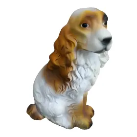 Figura dekoracyjna Pies cocker spaniel H: 38cm z żywicy - zdjęcie 2