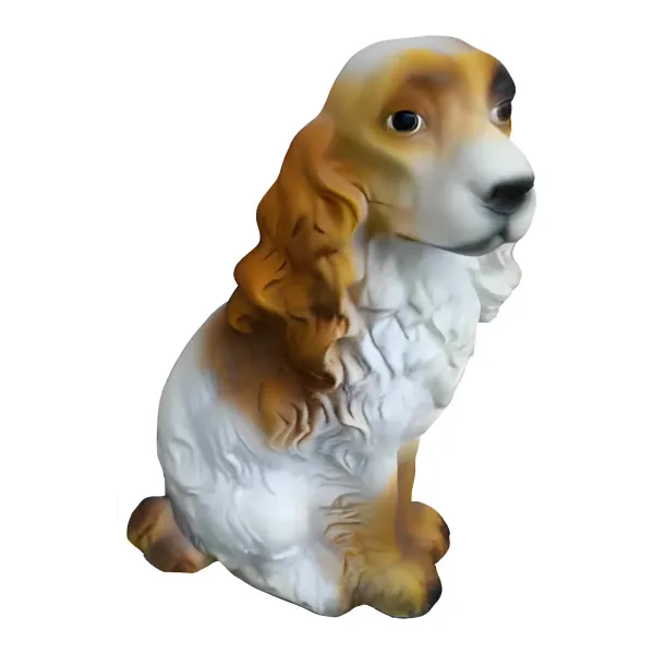 Figura dekoracyjna Pies cocker spaniel H: 38cm z żywicy