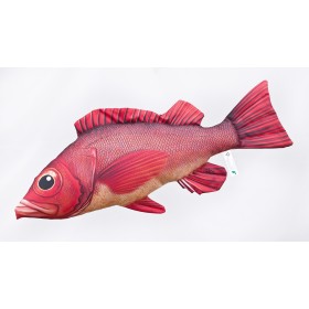 Poduszka dekoracyjna ryba Karmazyn mentela 75 cm maskotka - zdjęcie 1