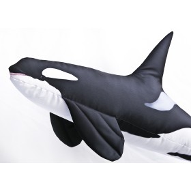 Poduszka dekoracyjna ryba Orka 51 cm maskotka - zdjęcie 3