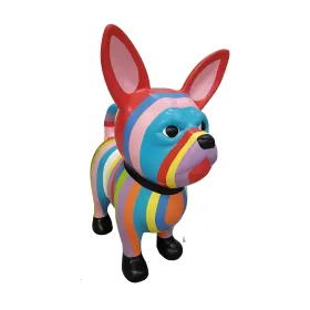 Figura dekoracyjna Pies buldog wym. 55×45cm z żywicy - zdjęcie 2