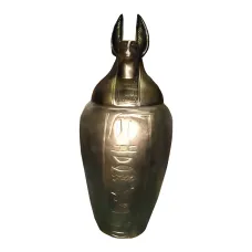Figura dekoracyjna Kanopa egipska (szakal) H: 46cm z żywicy