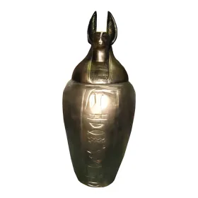 Figura dekoracyjna Kanopa egipska (szakal) H: 46cm z żywicy - zdjęcie 2