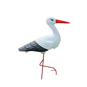 Figura ozdobna ogrodowa BOCIAN MAŁY H: 46cm do ogrodu - zdjęcie 9